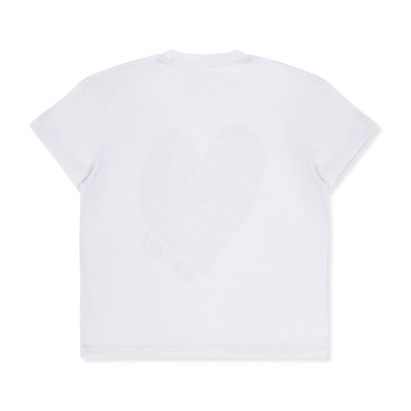 Bonini DYNAMIC White Heart Oversized Tee