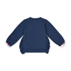 Bonini STRIVE Navy Blue Tape Frill Sweatshirt