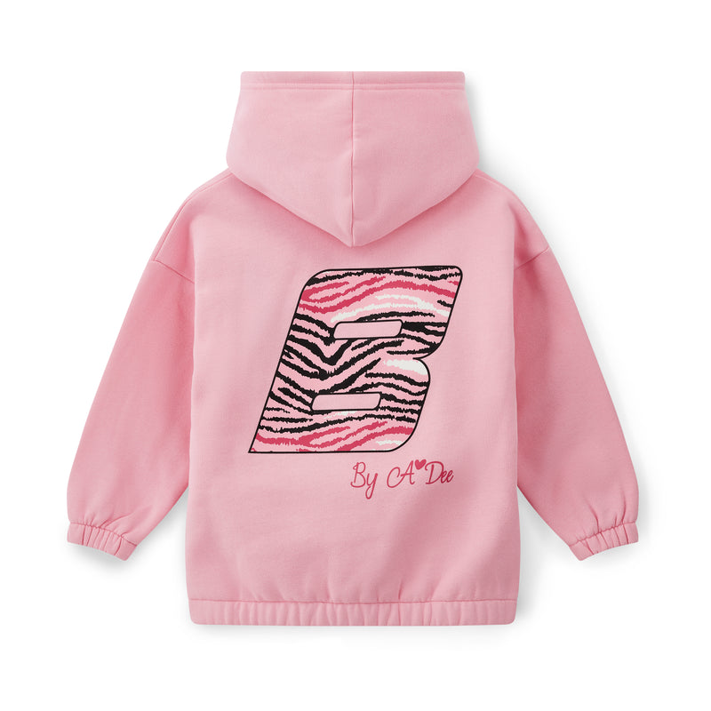 AW25 Bonini SPARKLE Pink Oversized Logo Hoody