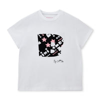 AW25 Bonini DYNAMIC White Oversized Logo T-Shirt