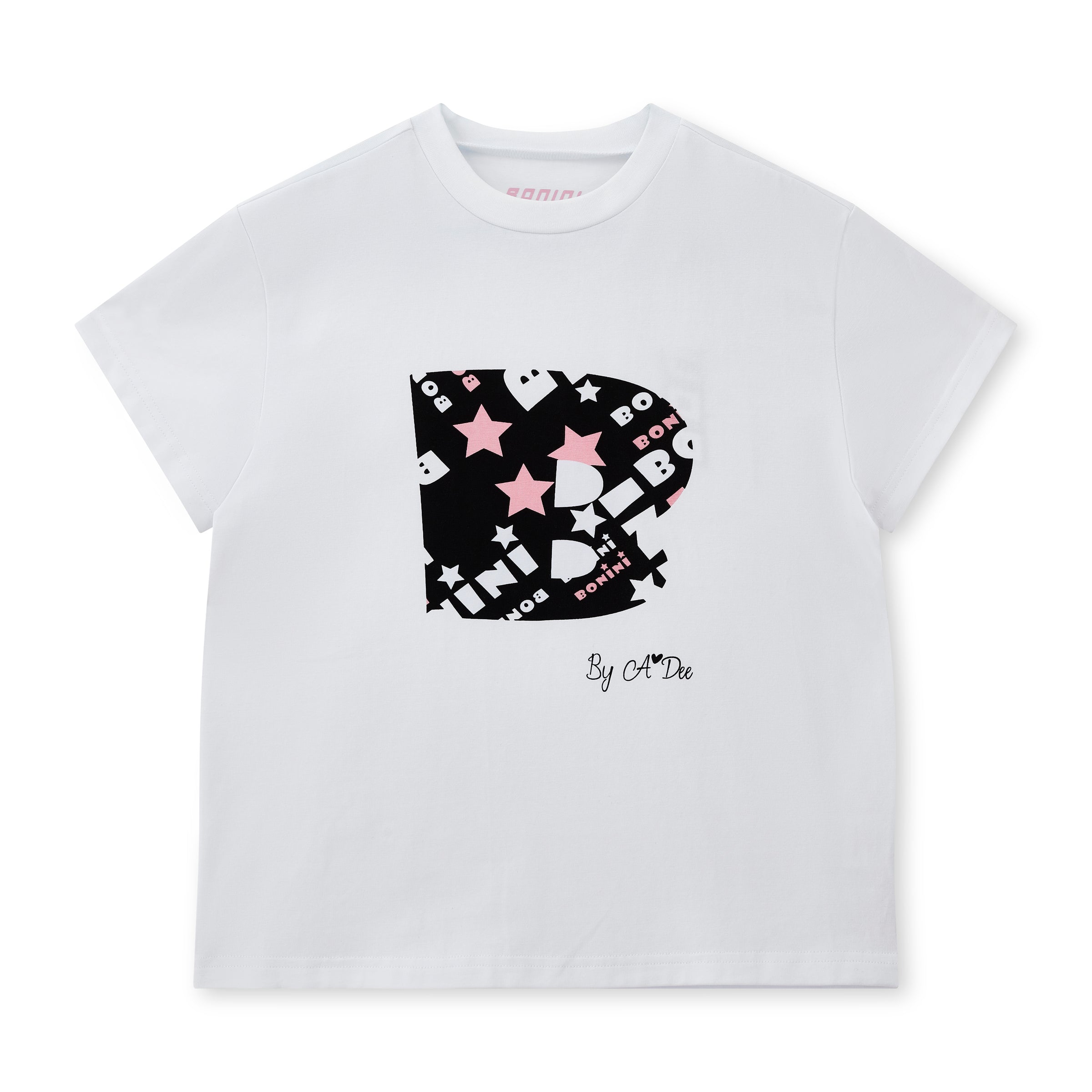 AW25 Bonini DYNAMIC White Oversized Logo T-Shirt