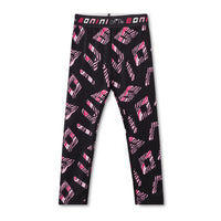 AW25 Bonini INSPIRE Black Tape Logo Leggings