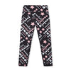 AW25 Bonini SPRINT Black Printed Sport Leggings
