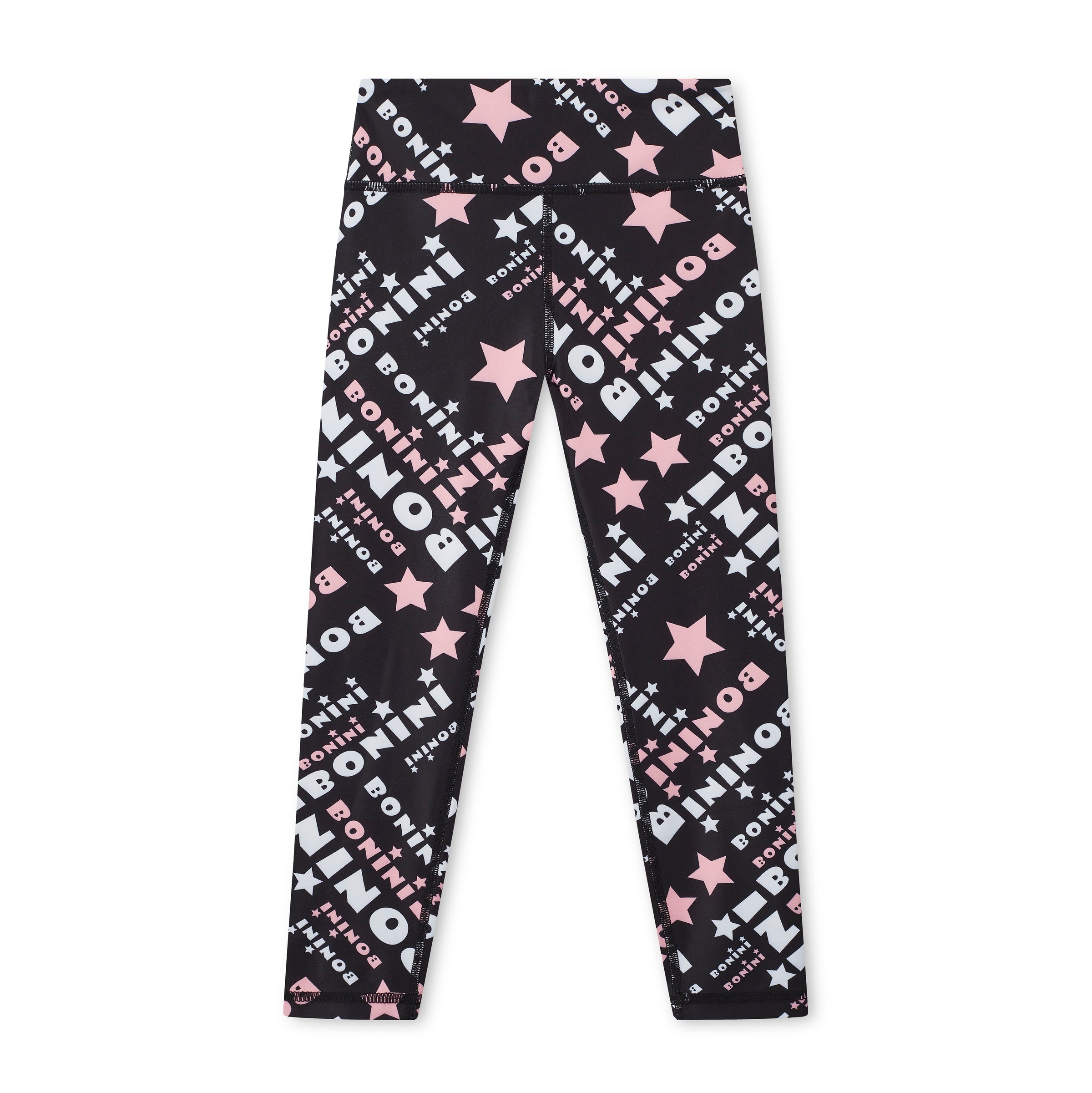AW25 Bonini SPRINT Black Printed Sport Leggings