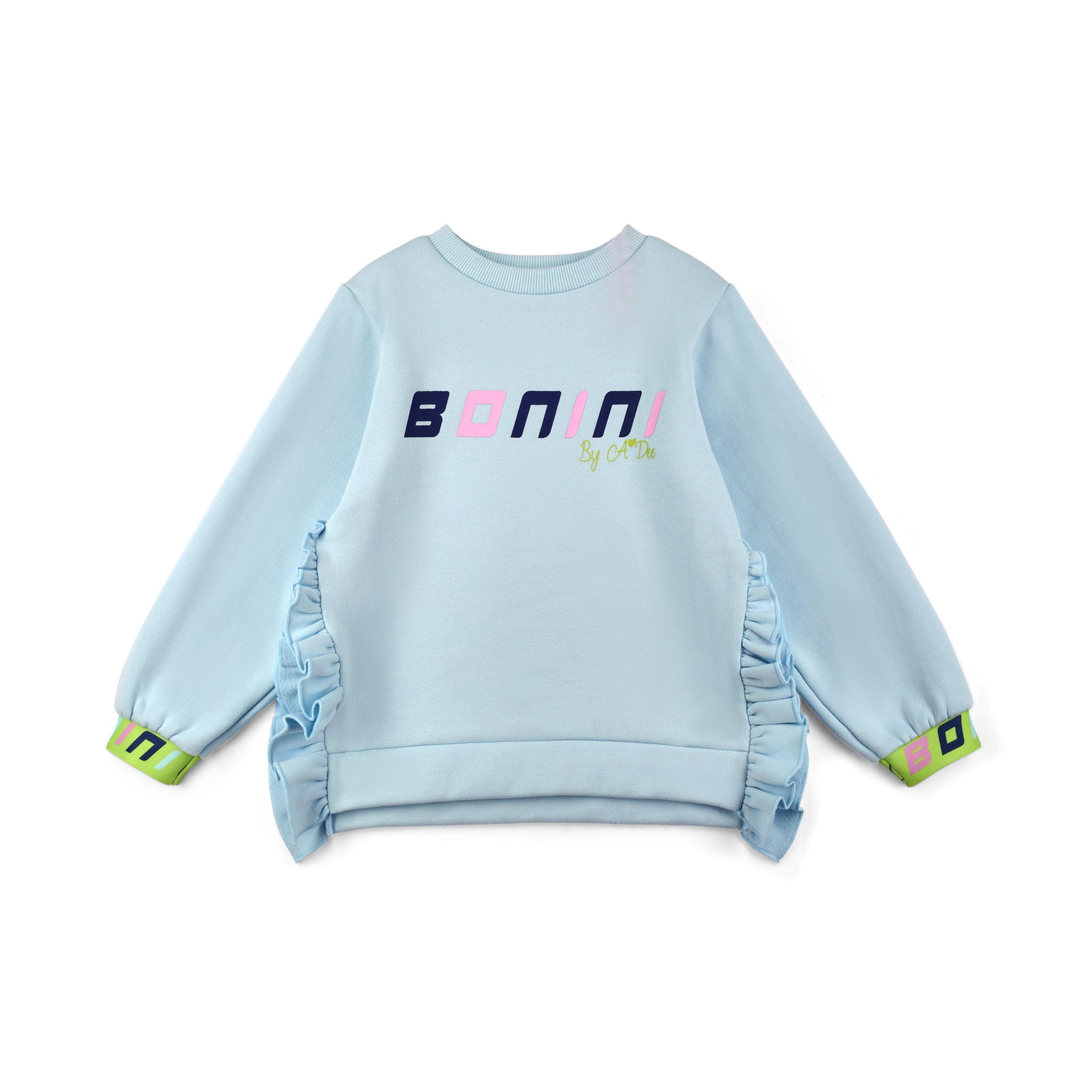 AW25 Bonini STRIVE Blue Split Side Sweatshirt