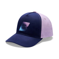AW25 Bonini UNIQUE Navy Blue & Purple Logo Cap