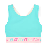 PREORDER SS26 Bonini FLEX Blue Colour Block Crop Top