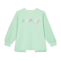 SS26 Bonini GROOVE Green Logo Tape Sweatshirt