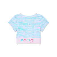 PREORDER SS26 Bonini ENERGY Multicoloured Logo Crop Top