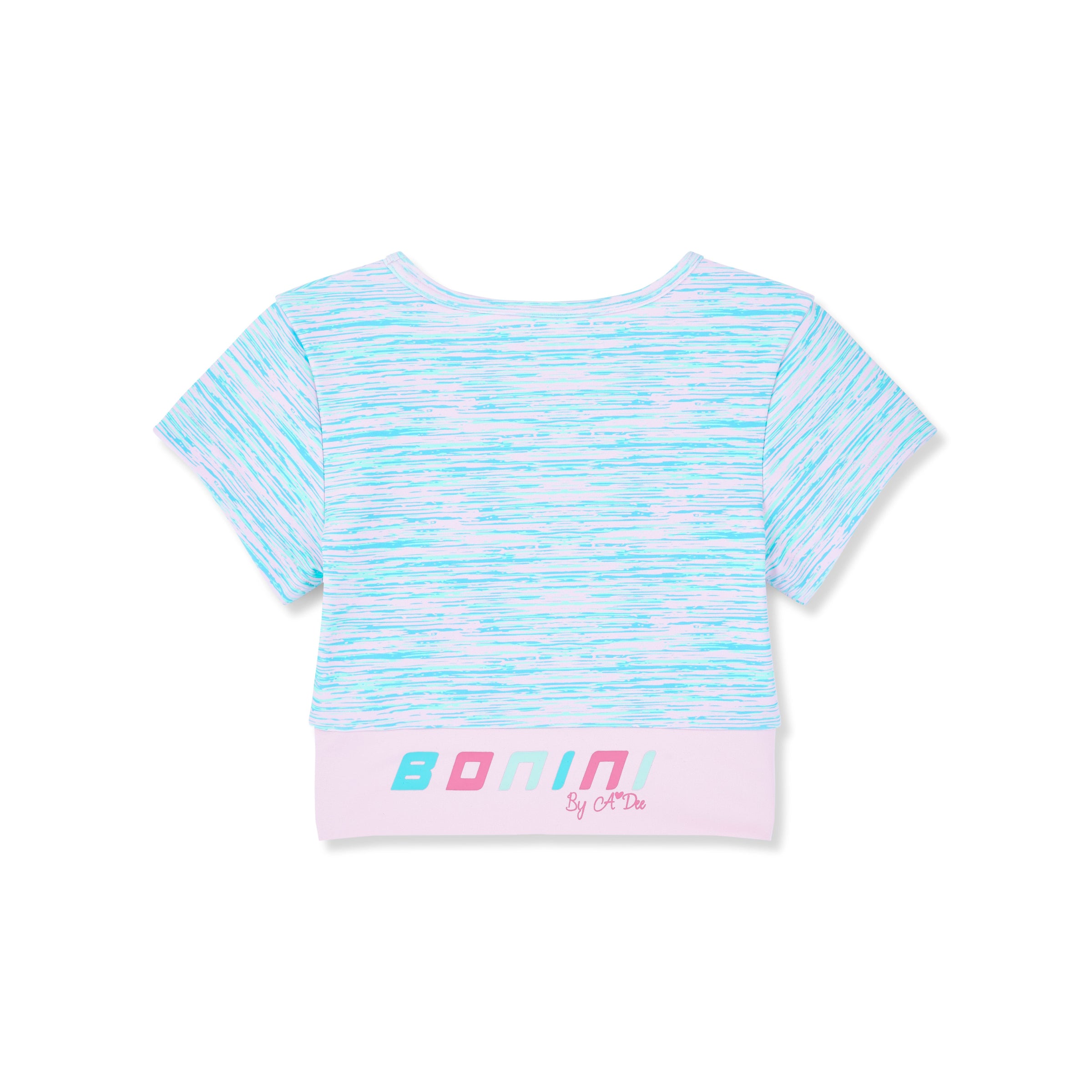PREORDER SS26 Bonini ENERGY Multicoloured Logo Crop Top