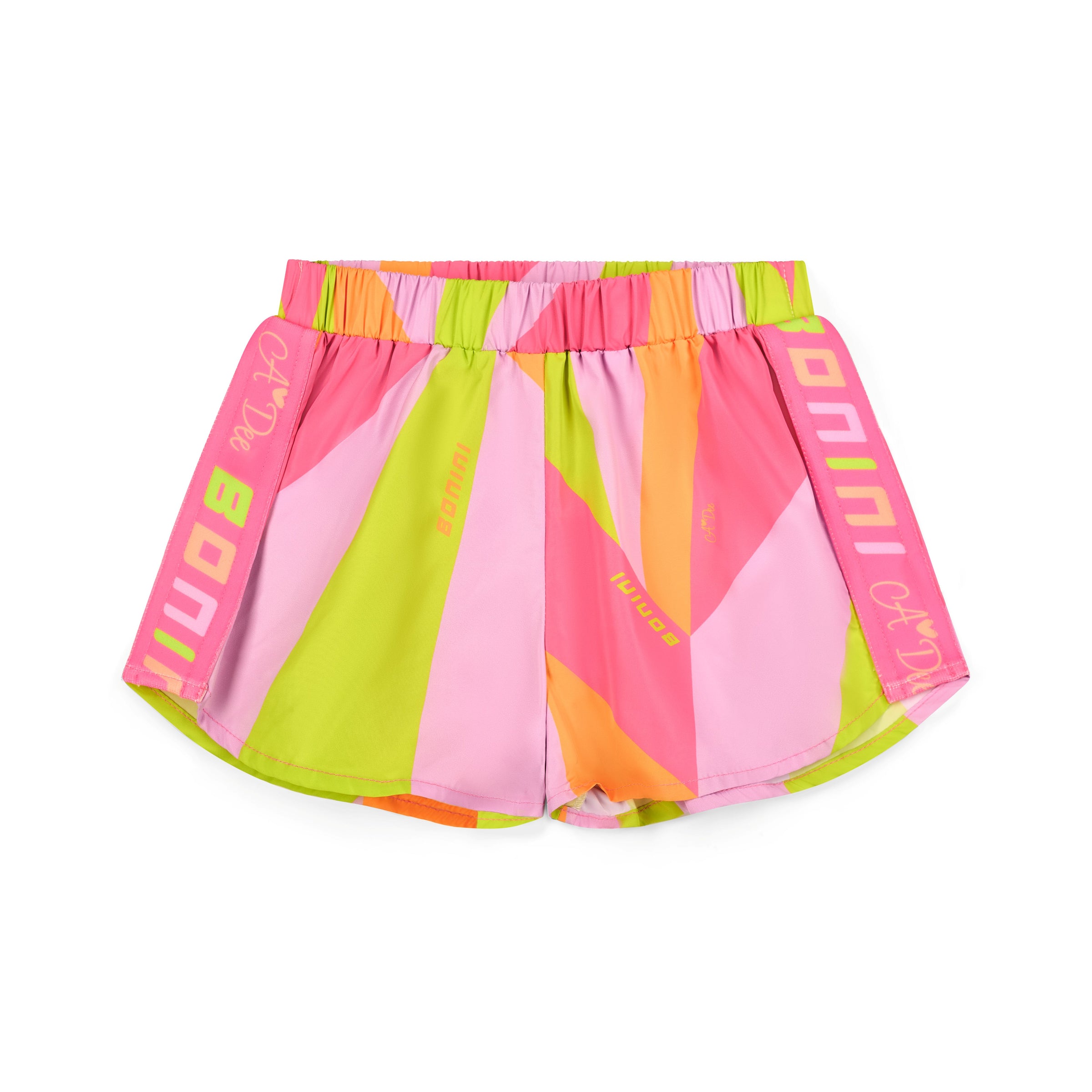 SS26 Bonini SPARK Multicoloured Tape Shorts