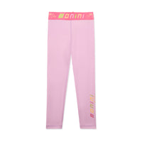 SS26 Bonini INSPIRE Purple Tape Logo Leggings