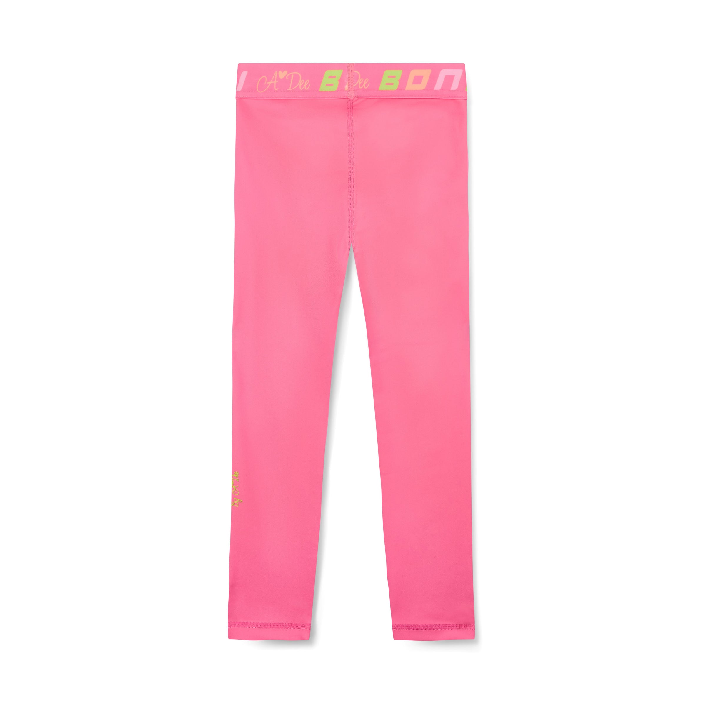 SS26 Bonini INSPIRE Pink Tape Logo Leggings