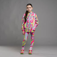 Bonini FUTURE Multicoloured Swirl Windbreaker Jacket