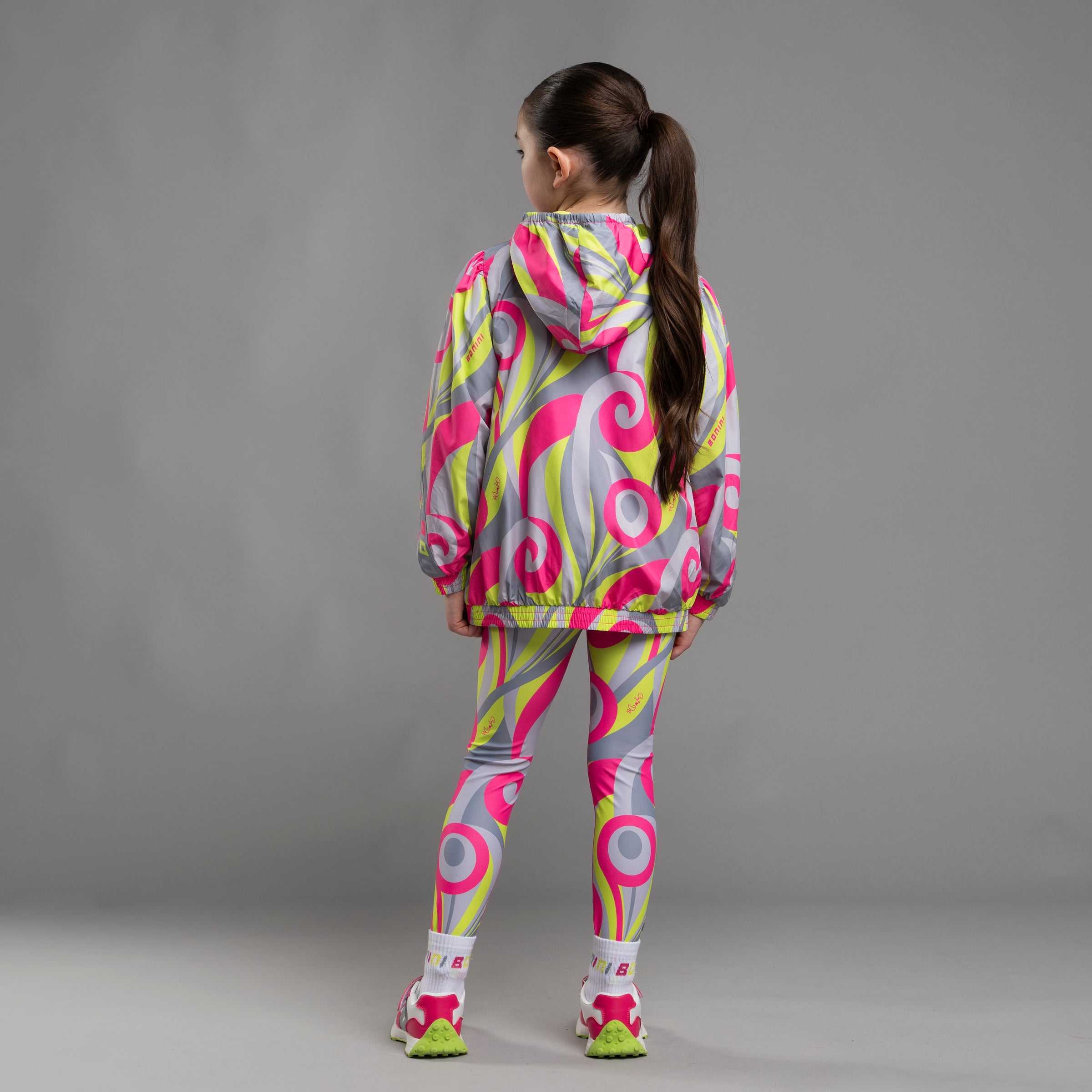 Bonini FUTURE Multicoloured Swirl Windbreaker Jacket