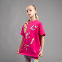 Bonini DYNAMIC Pink Oversized T-Shirt