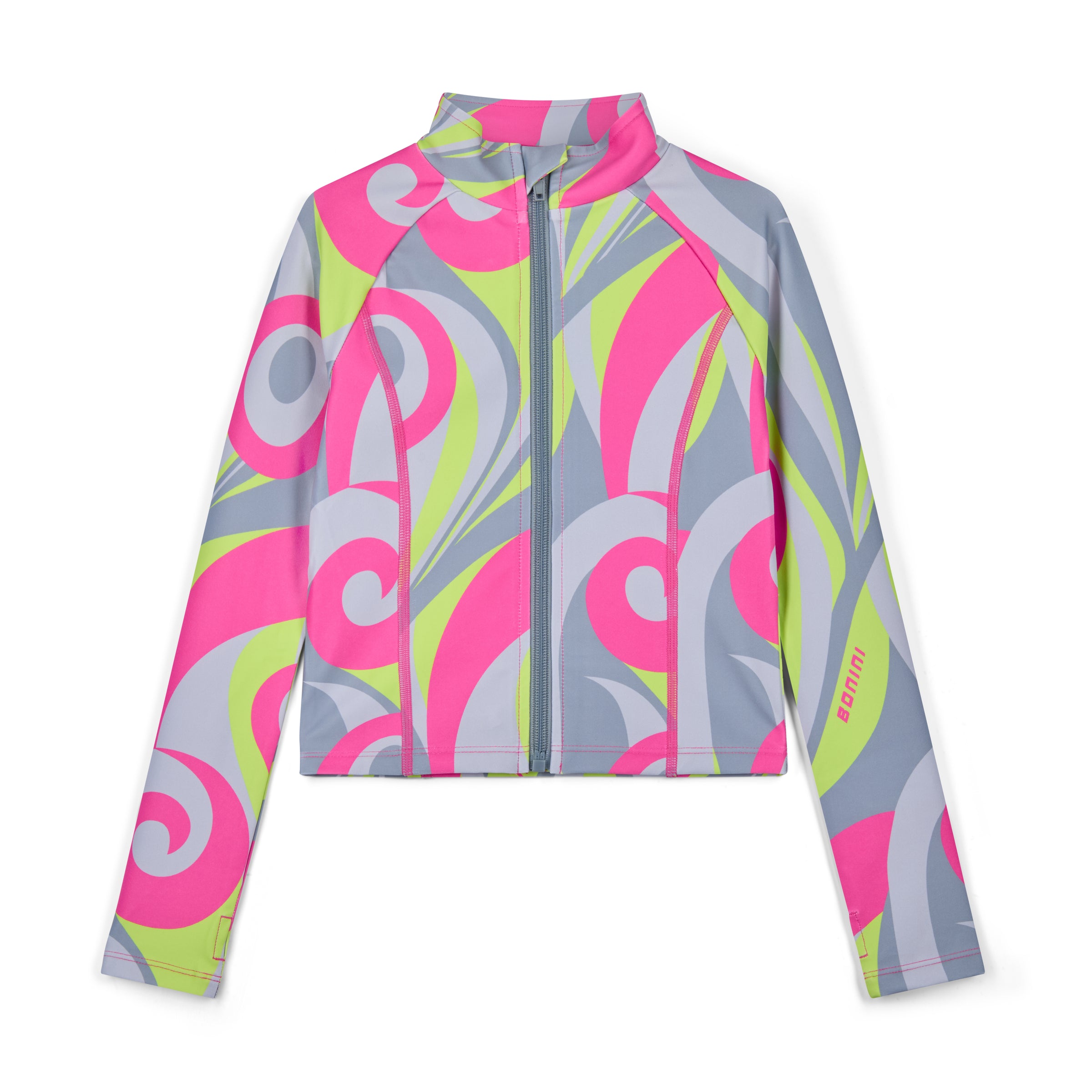 Bonini REVIVE Multicoloured Swirl Zipper Jacket