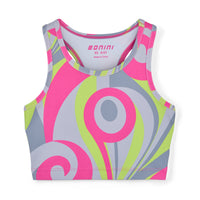 Bonini IGNITE Multicoloured Swirl Racer Back Top