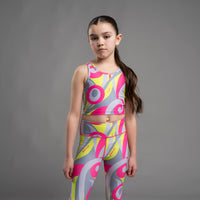 Bonini IGNITE Multicoloured Swirl Racer Back Top