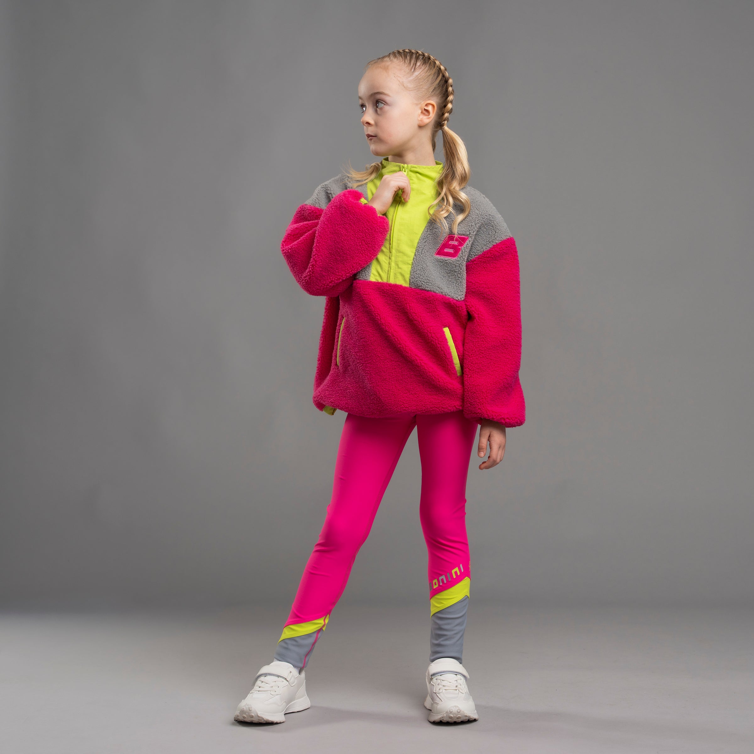 Bonini TRAIL Multicoloured Quarter Zip Fleece