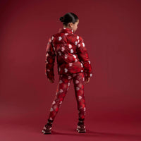 Bonini Girls DAZZLE Red Heart Print Coat