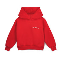 Bonini Girls SPARKLE Red Oversized Hoody