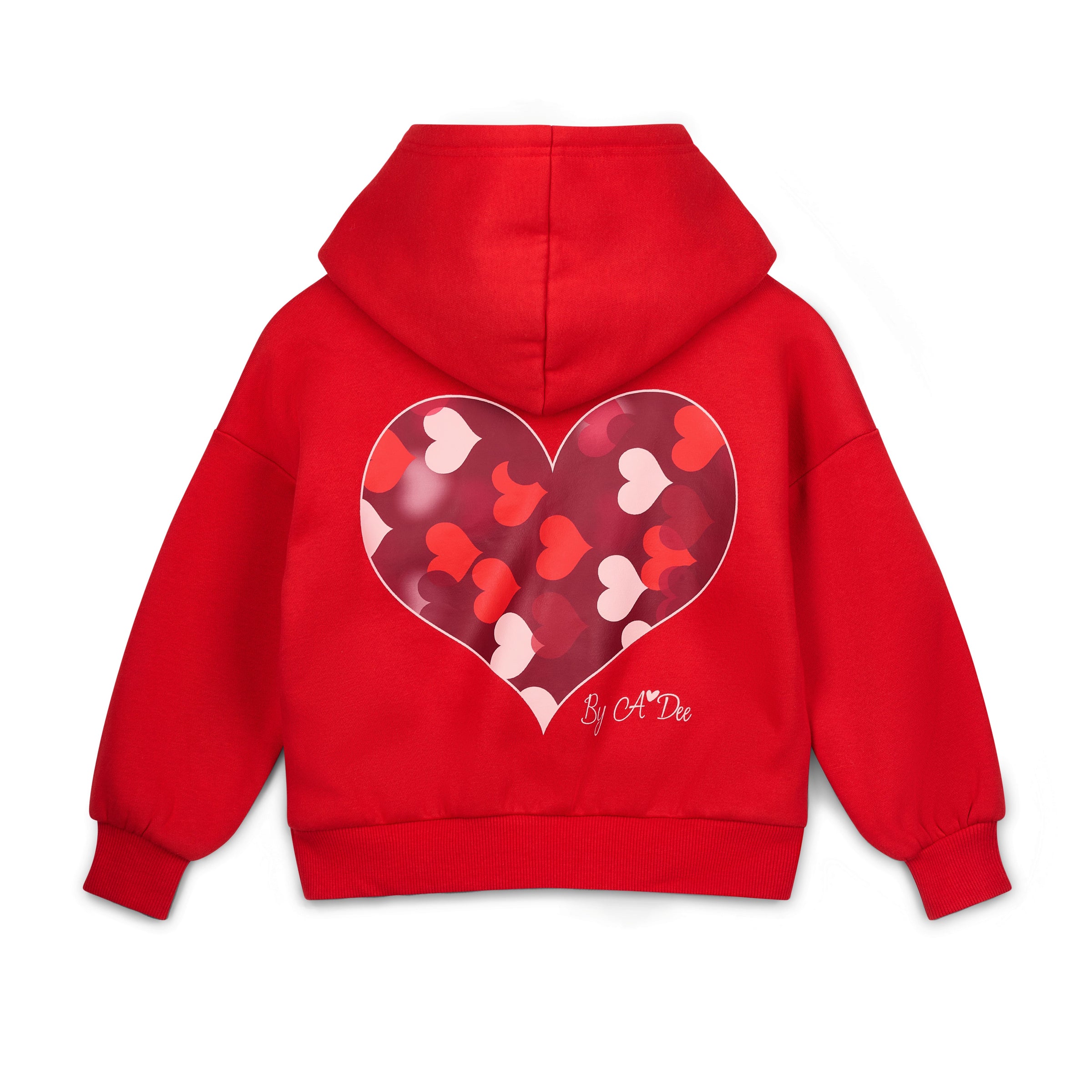 Bonini Girls SPARKLE Red Oversized Hoody