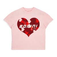 Bonini Girls DYNAMIC Pink Oversized T-Shirt