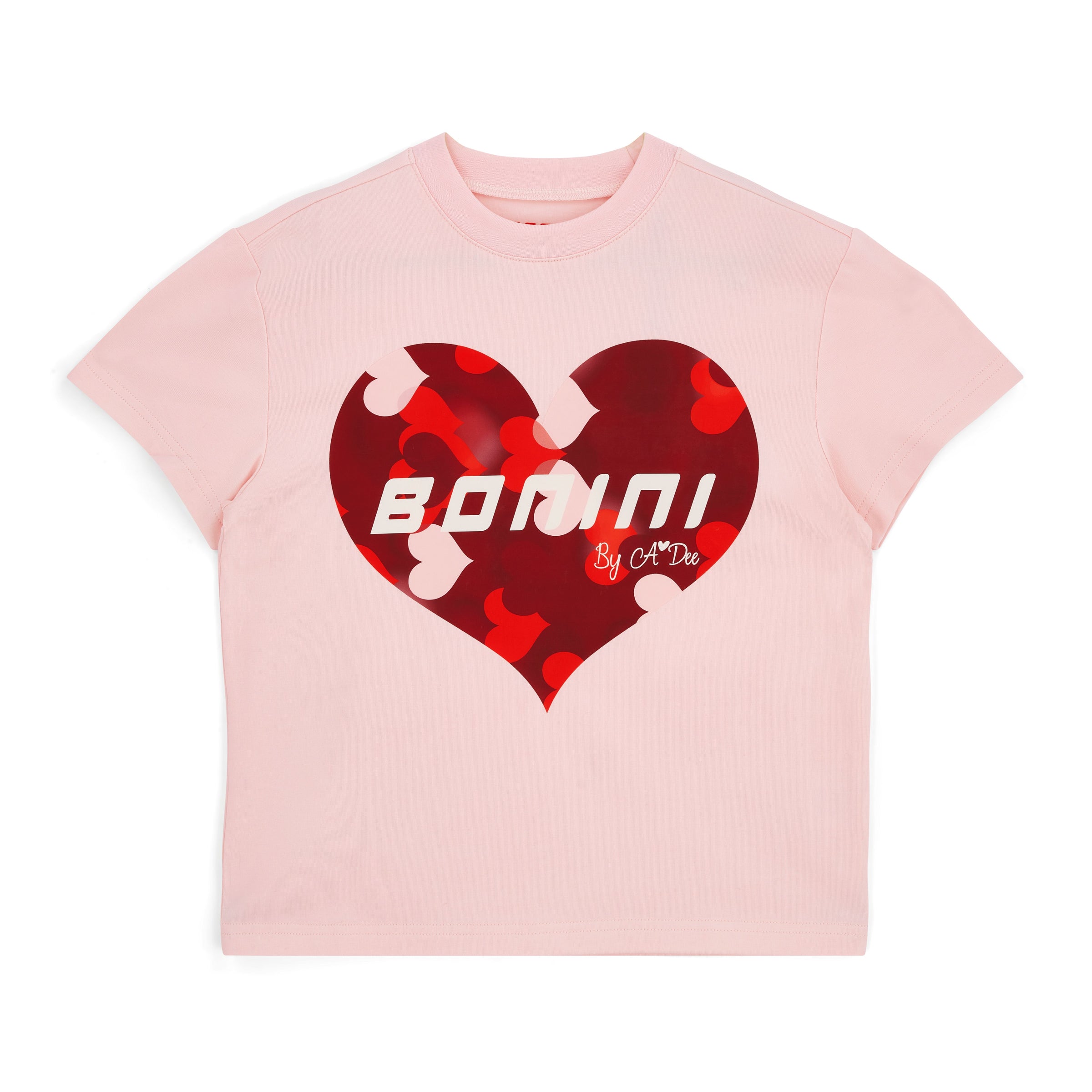 Bonini Girls DYNAMIC Pink Oversized T-Shirt