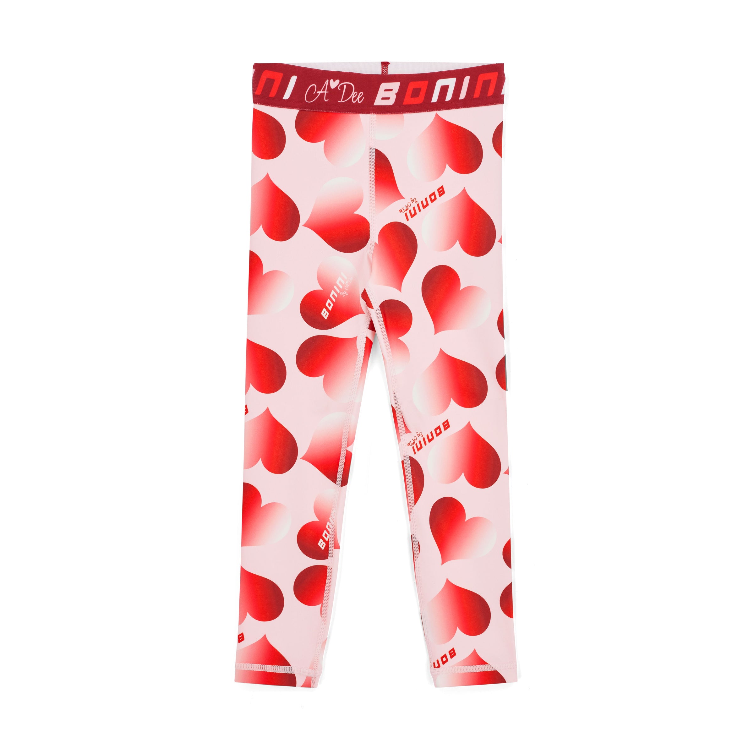 Bonini Girls INSPIRE Pink Heart Print Leggings