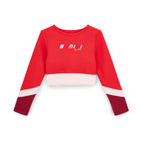 Bonini Girls MOTION Red Panel Top