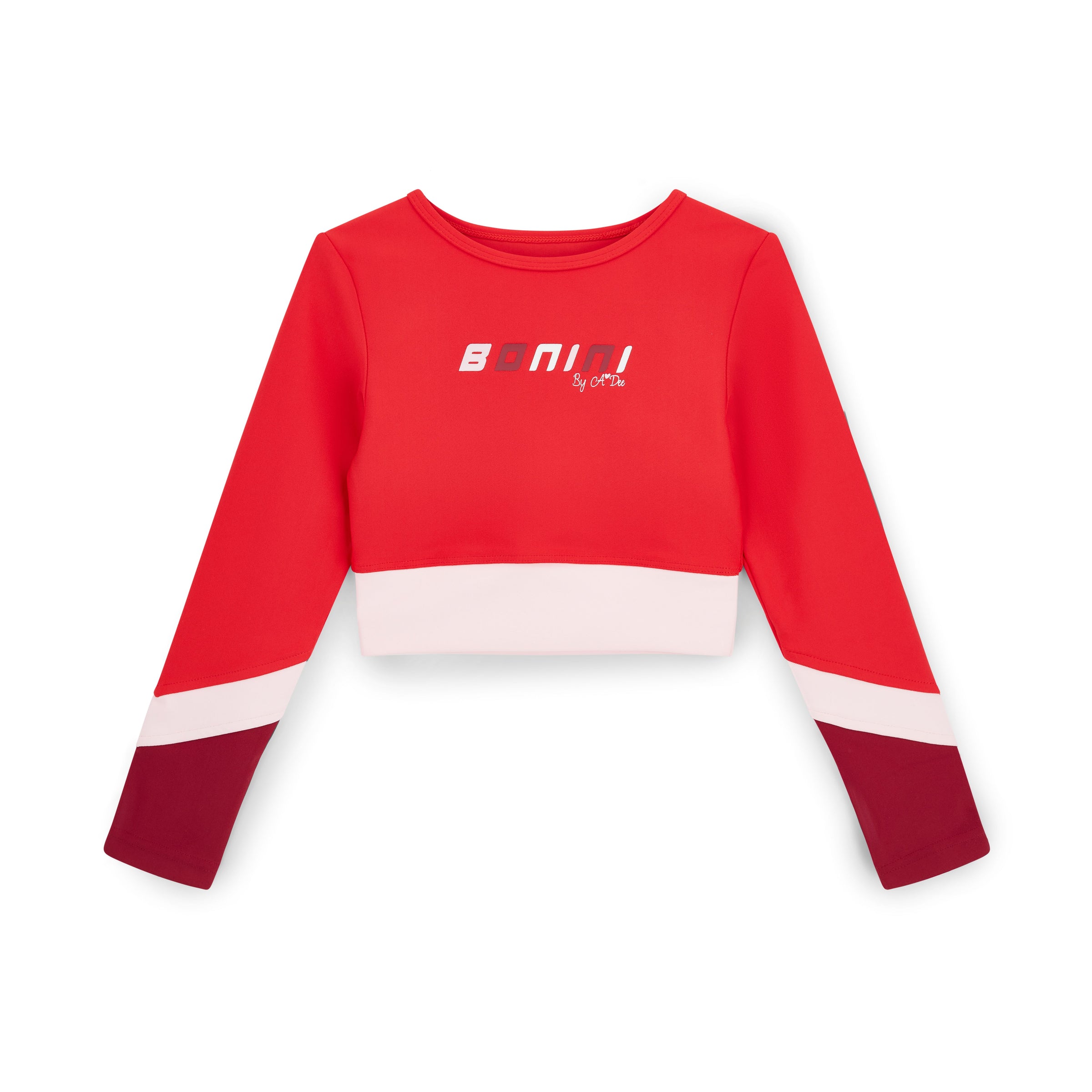 Bonini Girls MOTION Red Panel Top