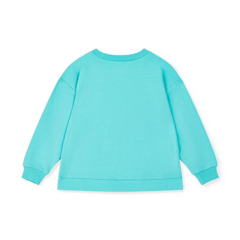 SS25 Bonini ASPIRE Mint & White Logo Sweatshirt