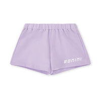 SS25 Bonini ASPIRE Lilac & White Logo Sweat Shorts