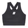 AW25 Bonini ASPIRE Black Crop Sport Top