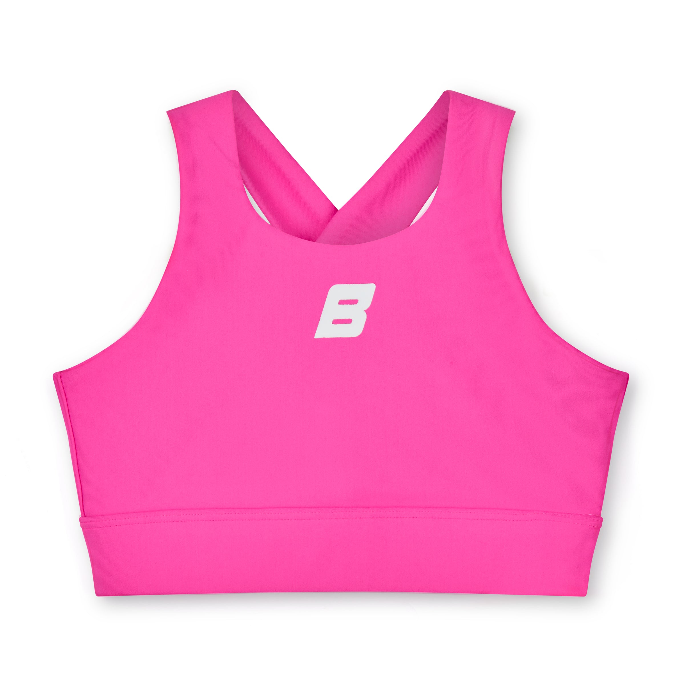 Bonini ASPIRE Pink Crop Sport Top