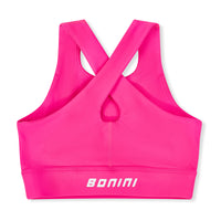 Bonini ASPIRE Hot Pink Crop Sport Top