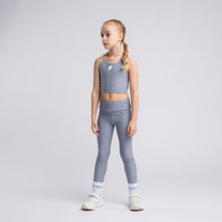 Bonini ASPIRE Grey Crop Sport Top