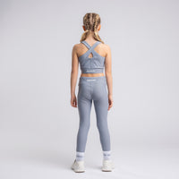 Bonini ASPIRE Grey Crop Sport Top