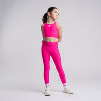 Bonini ASPIRE Pink Crop Sport Top