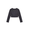 AW25 Bonini ASPIRE Black Long Sleeve Sport Top