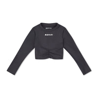 AW25 Bonini ASPIRE Black Long Sleeve Sport Top
