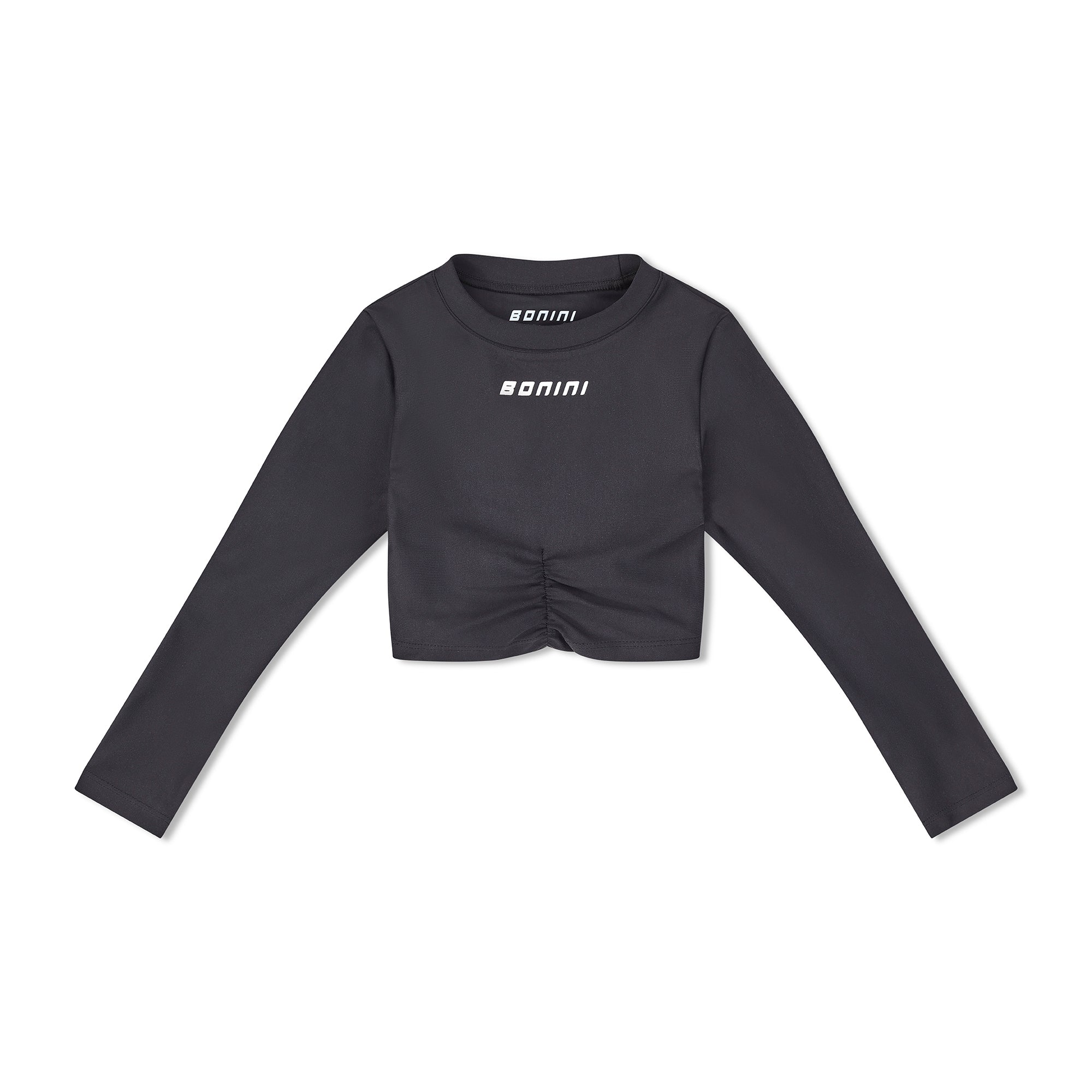 AW25 Bonini ASPIRE Black Long Sleeve Sport Top