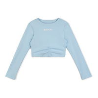 AW25 Bonini ASPIRE Blue Long Sleeve Sport Top
