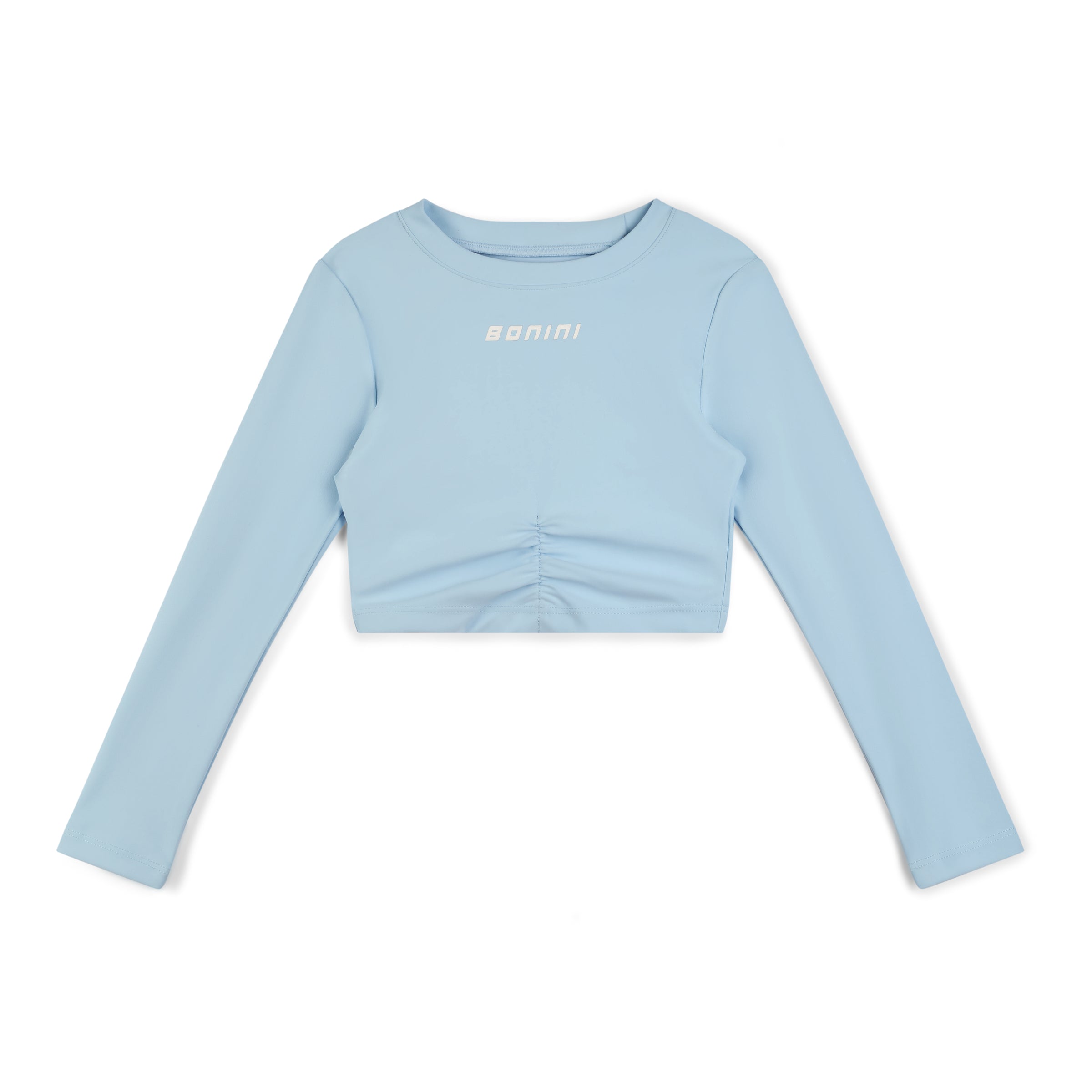 AW25 Bonini ASPIRE Blue Long Sleeve Sport Top