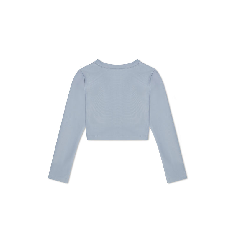 Bonini Core ASPIRE Grey Long Sleeve Sport Top
