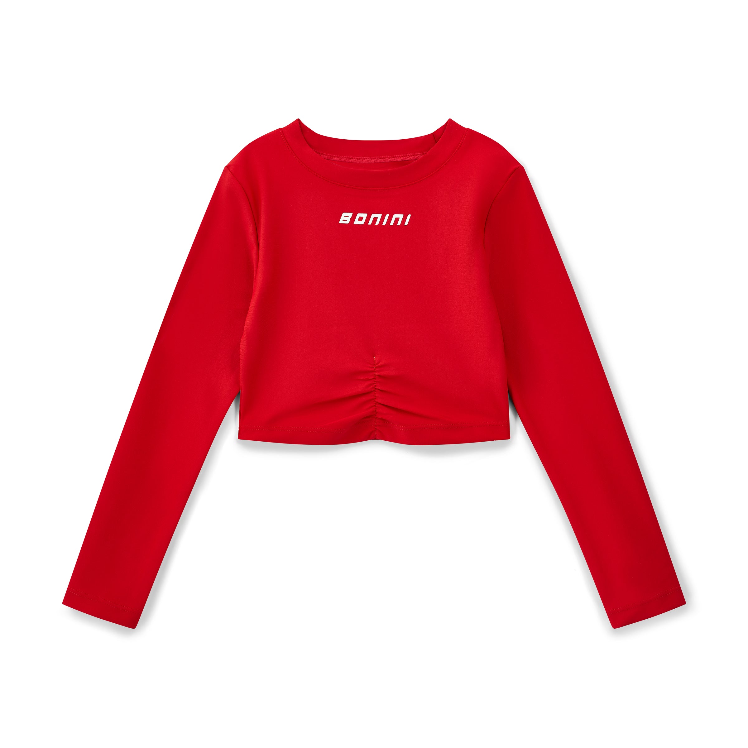 AW25 Bonini ASPIRE Red Long Sleeve Sport Top