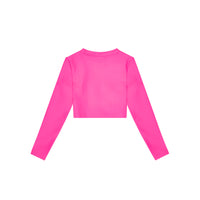 Bonini Core ASPIRE Hot Pink Long Sleeve Sport Top