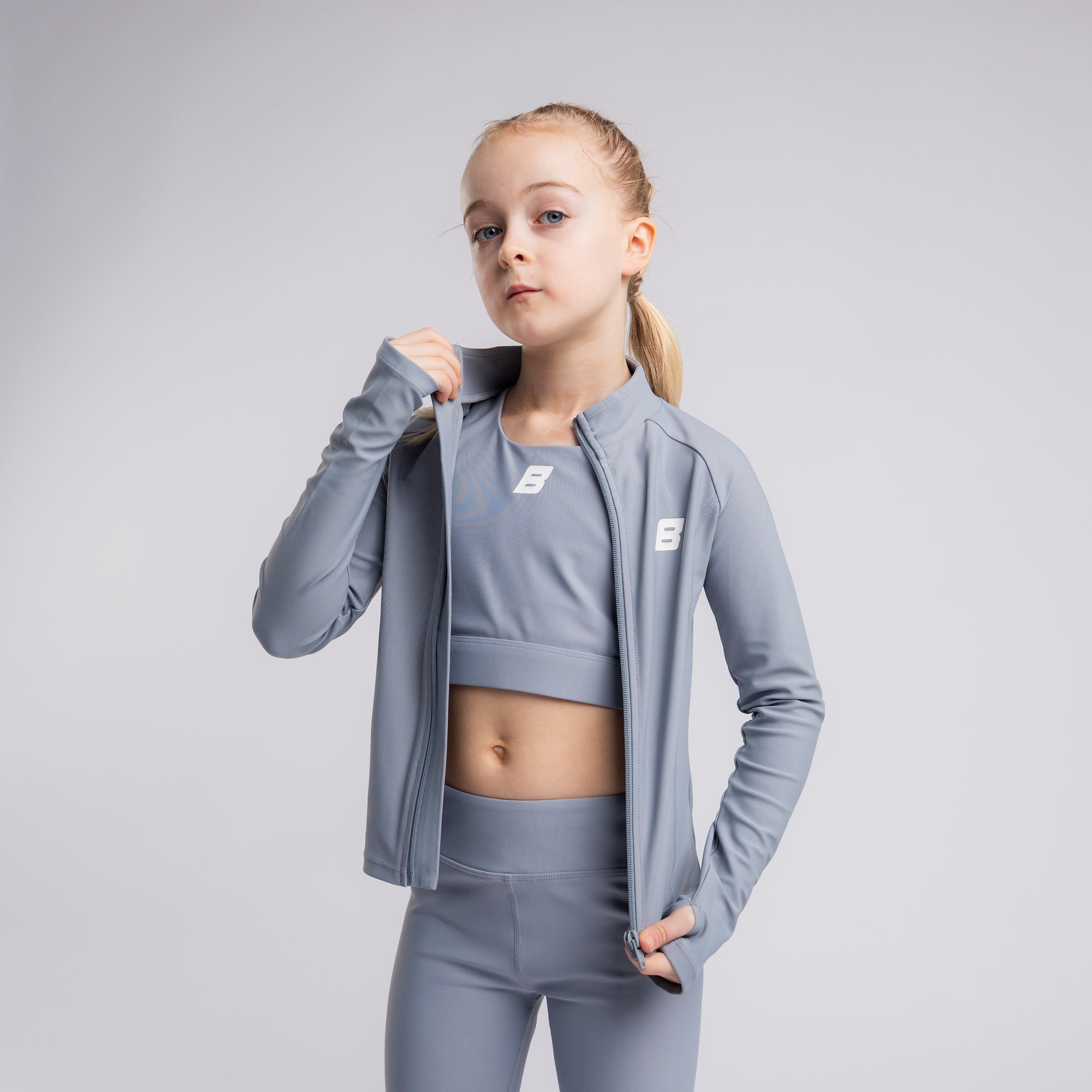 Bonini ASPIRE Grey Sport Zipper Jacket