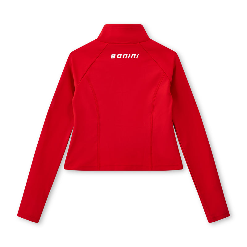 AW25 Bonini ASPIRE Red Sport Zipper Jacket